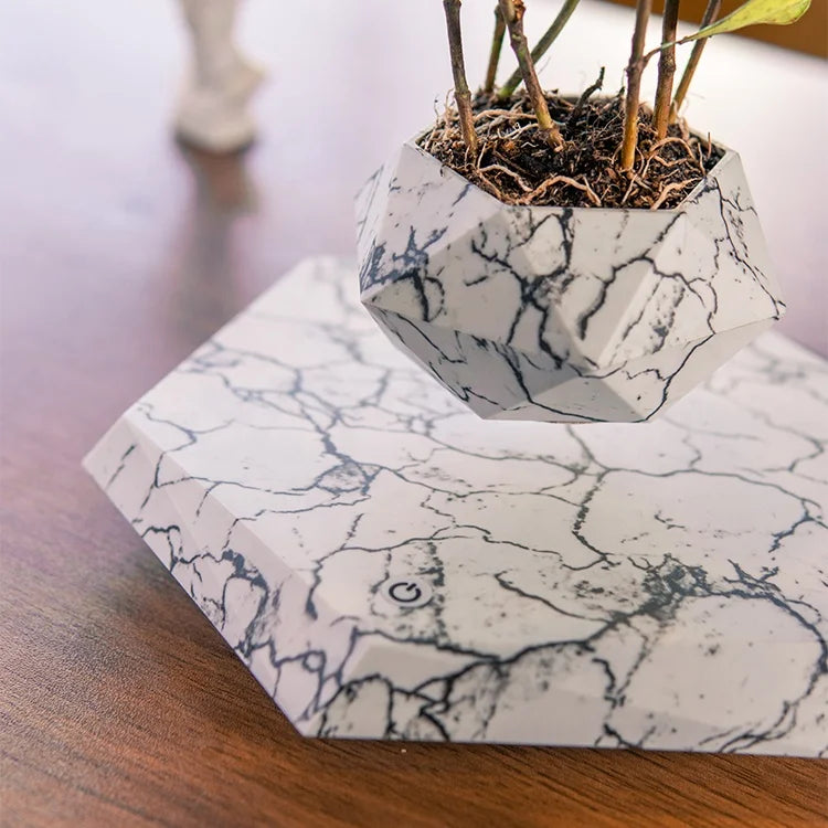 Floating 360° Marble Bonsai Flower Pot