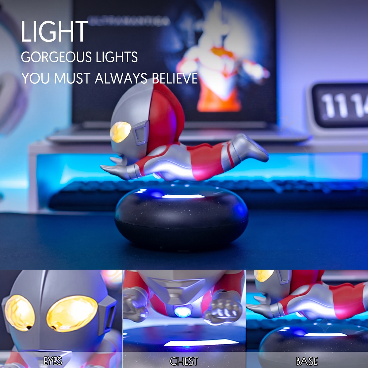 Floating 360° Superhero Collectible