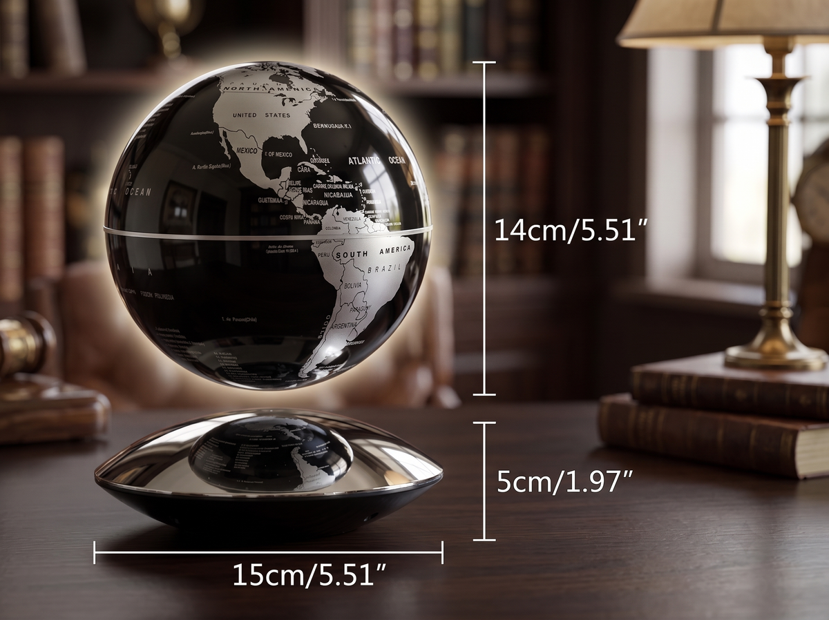 Floating 360° World Globe