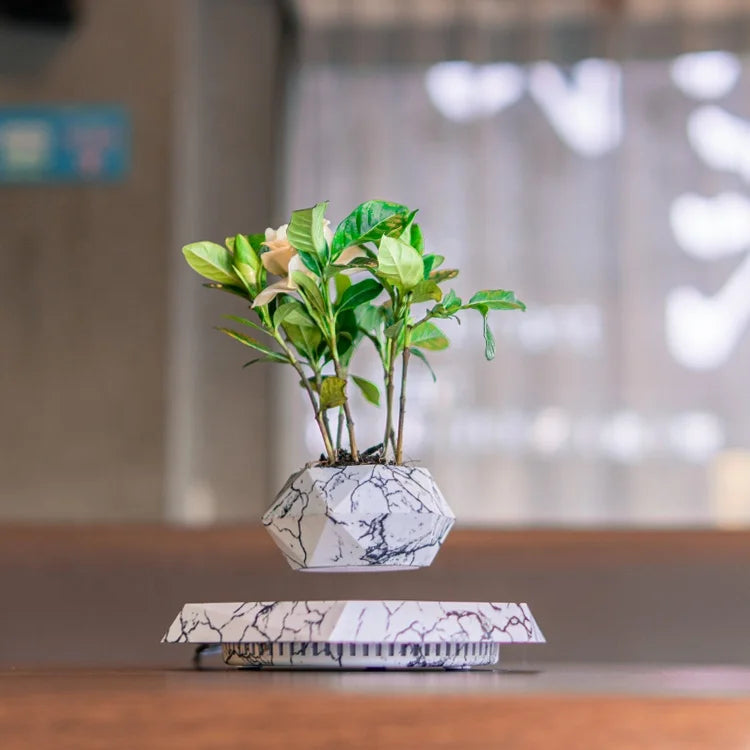 Floating 360° Marble Bonsai Flower Pot