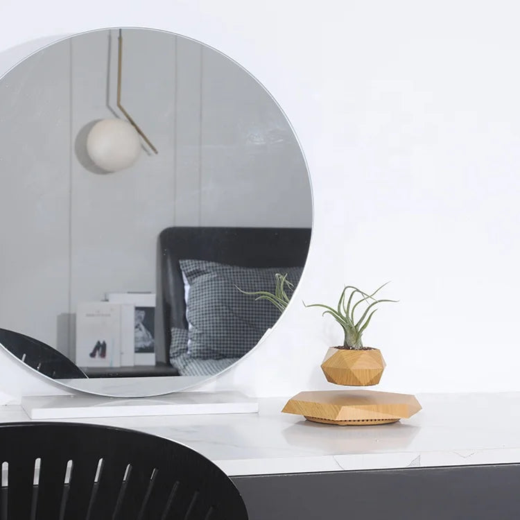 Floating 360° Wood Bonsai Flower Pot