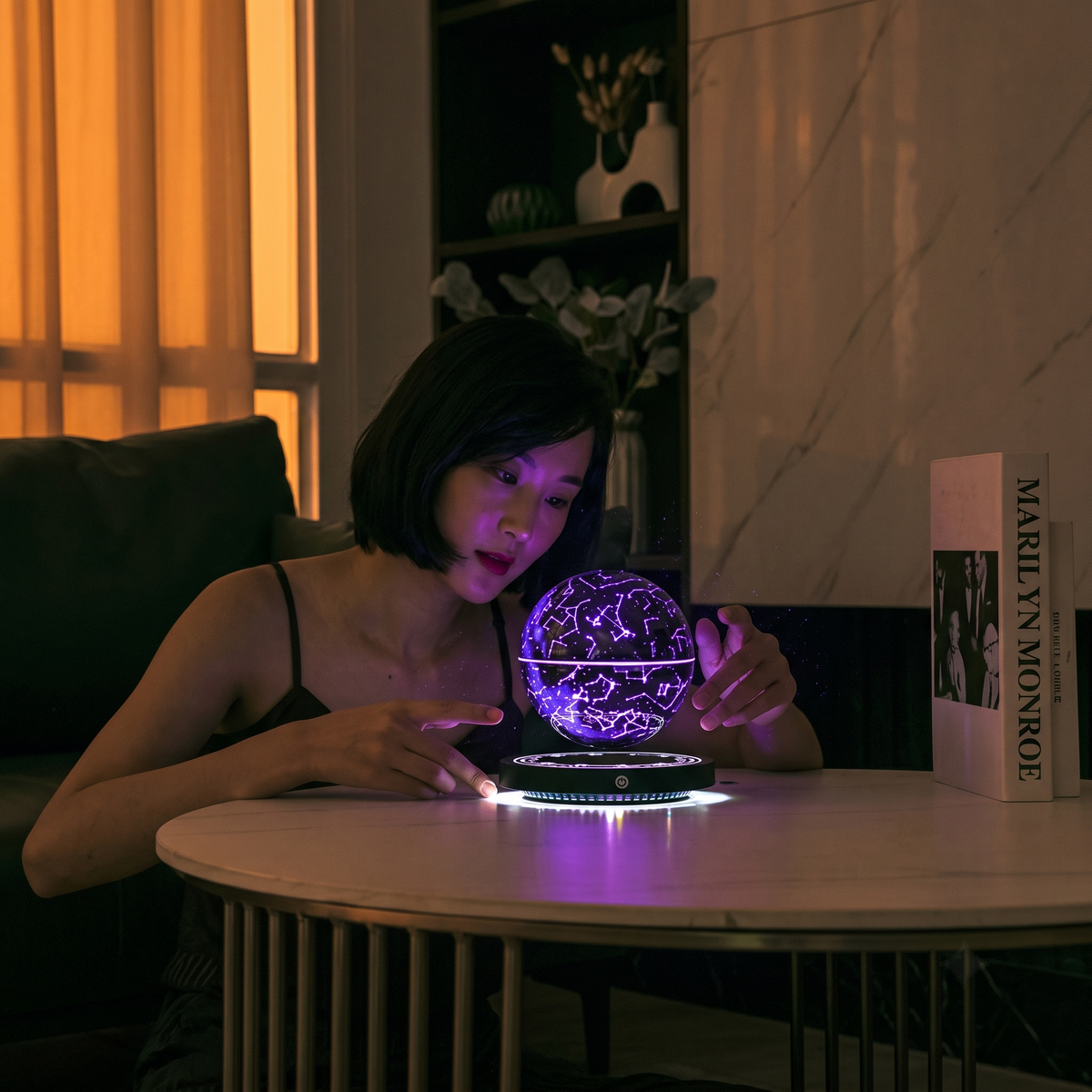 Floating 360° LED Galaxy Globe
